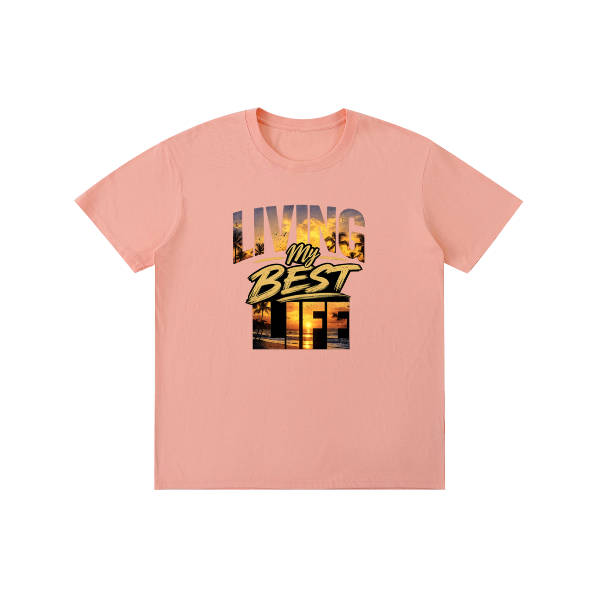 Living My Best Life | Pure Cotton Unisex T-Shirt