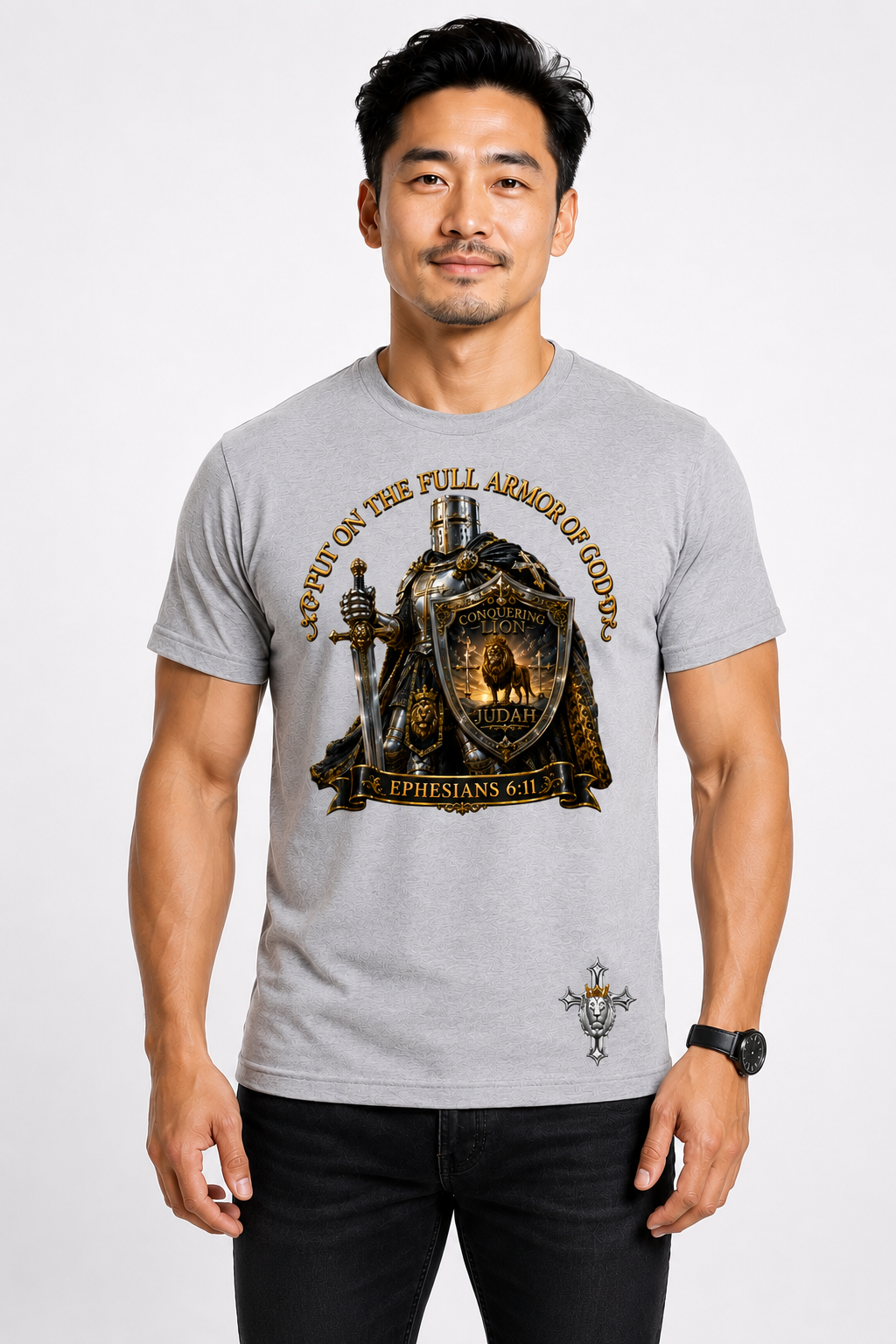 Religous Tee Shirt | Put On The Full Armor or God | Faith Base Tee Shirt