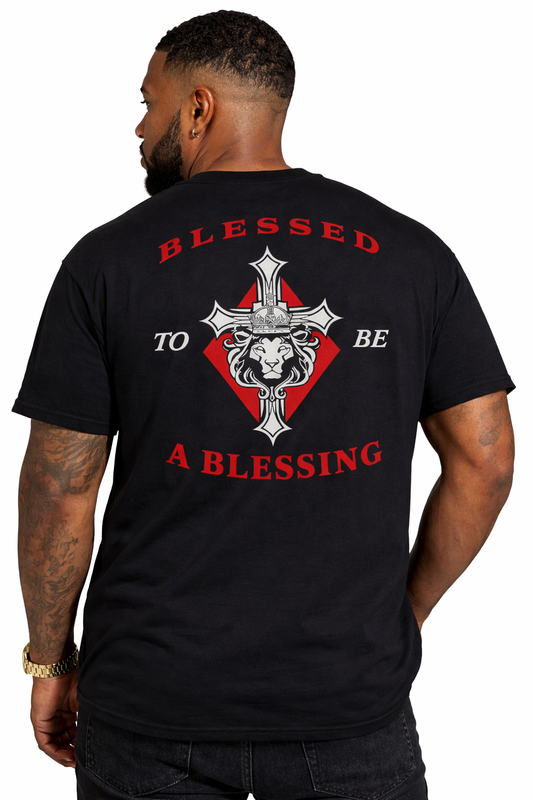 man showing blessed to be a blessing Tee Shirt
