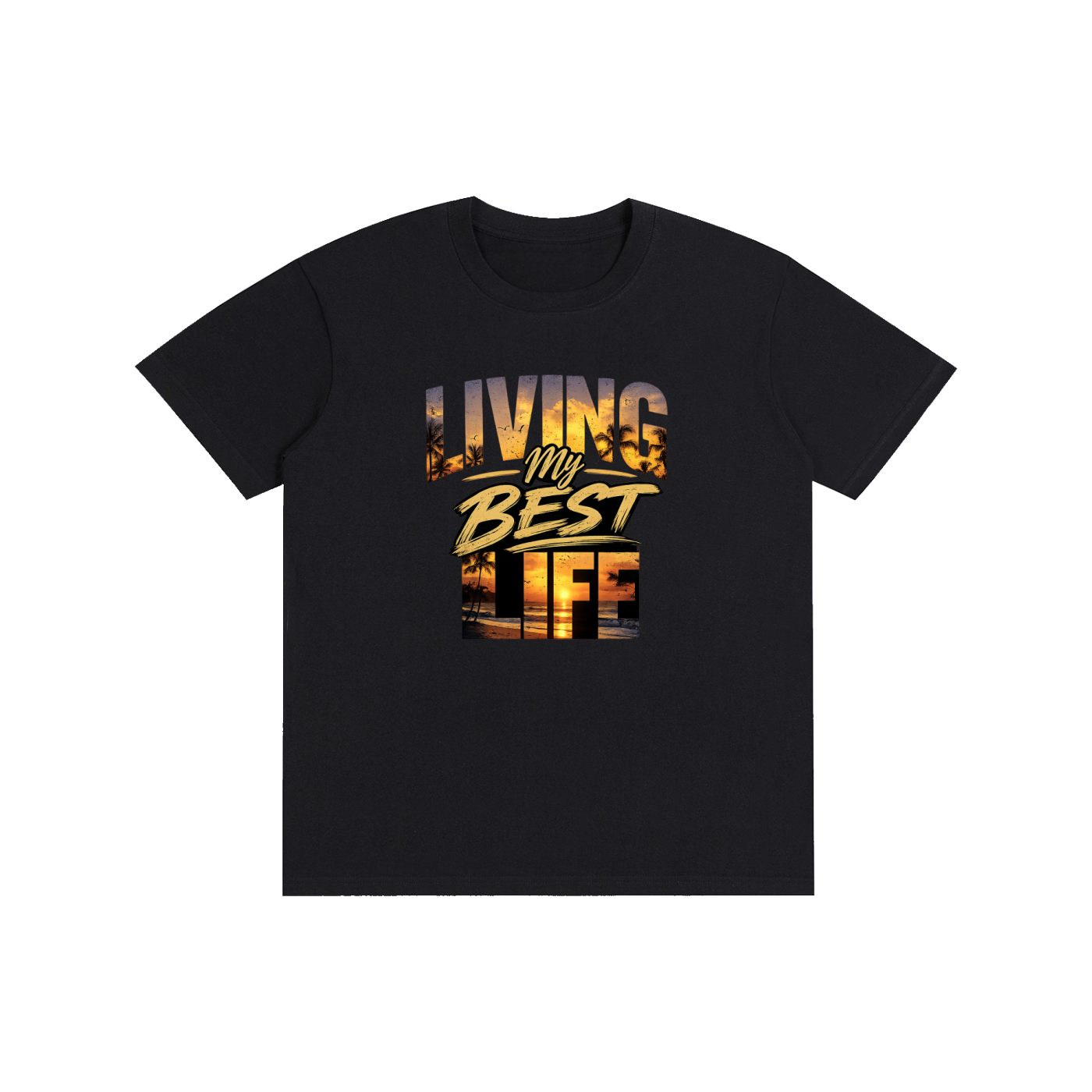 Living Your Best Life | Pure Cotton Unisex T-Shirt