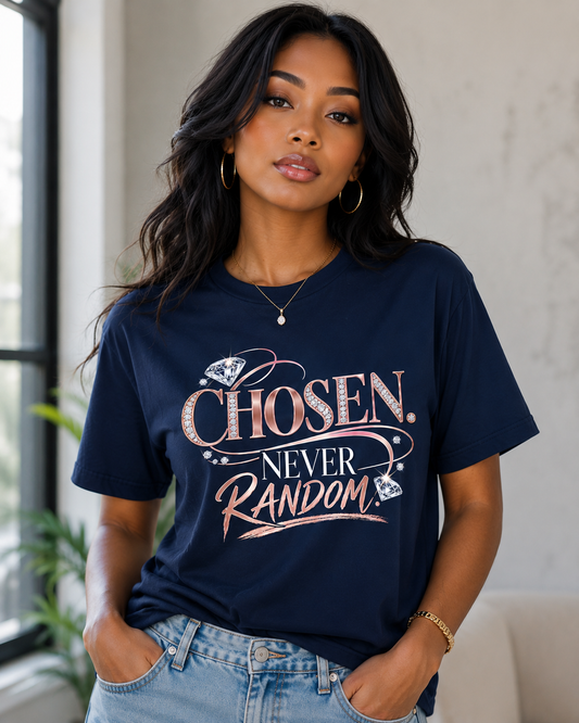 Choosen Never Ramdom  Tee Shirt | Essential Cotton T-Shirt