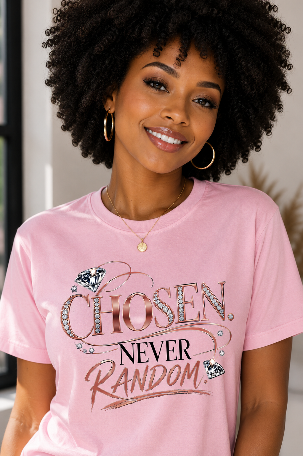 Choosen Never Ramdom  Tee Shirt | Essential Cotton T-Shirt