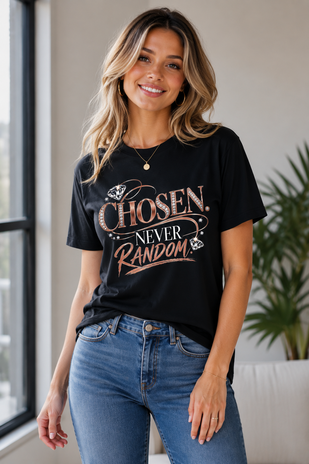 Choosen Never Ramdom  Tee Shirt | Essential Cotton T-Shirt