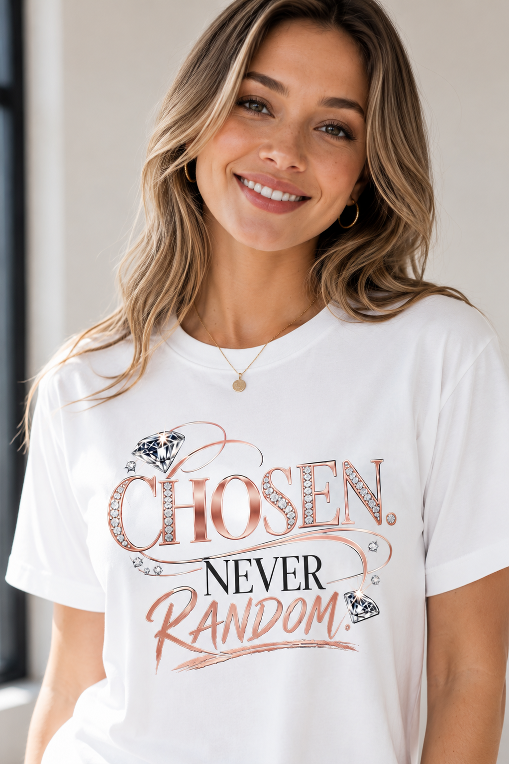 Choosen Never Ramdom  Tee Shirt | Essential Cotton T-Shirt