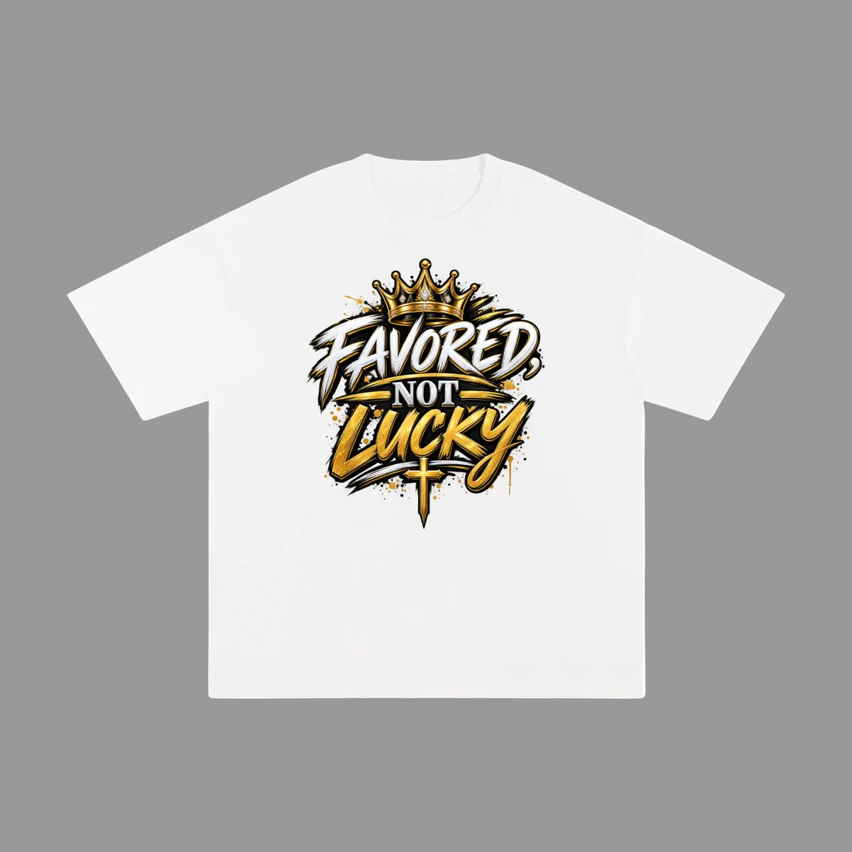 Favored Not Lucky | Unisex Pure Cotton T-Shirt