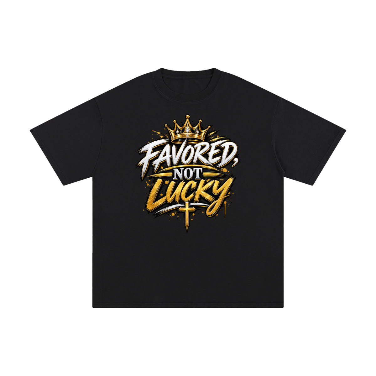 Favored Not Lucky | Unisex Pure Cotton T-Shirt