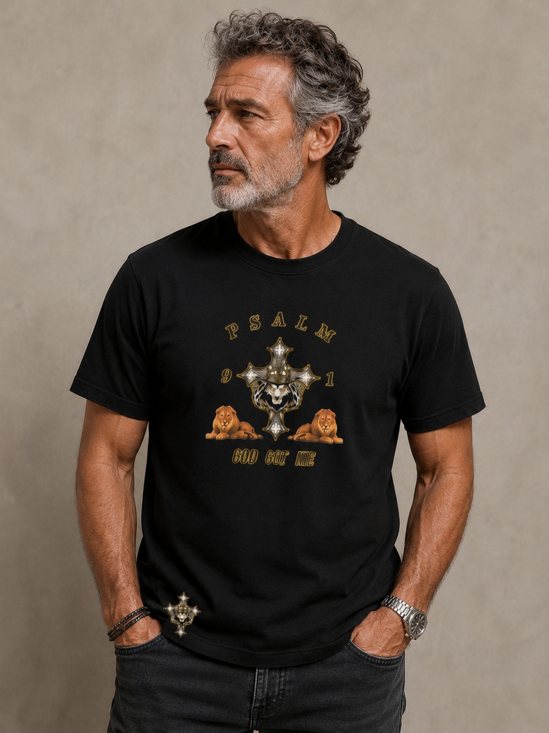 Psalm 91 Short Sleave Tee-Shirt | Christian Wear | Christian Tee