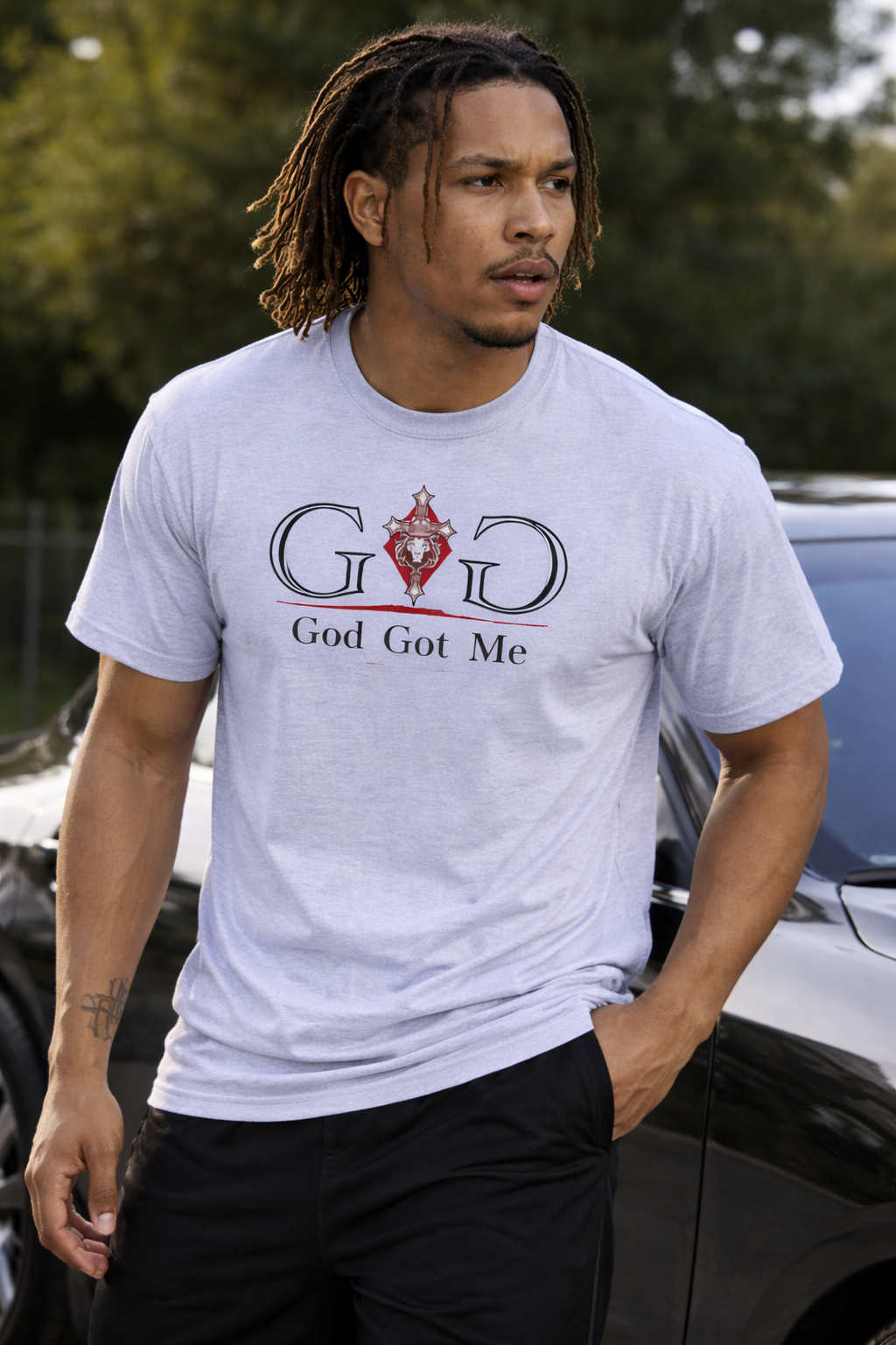 God Got Me Short Sleeve Tee-Shirt