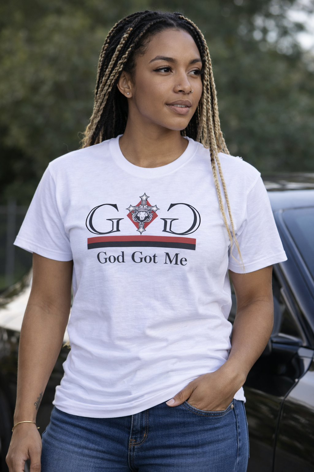 God Got Me Short Sleeve Tee-Shirt